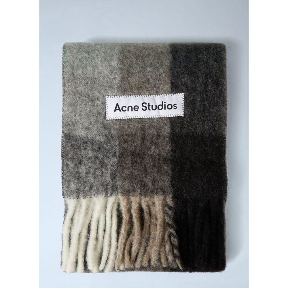 Acne Studios Men Check Scarf